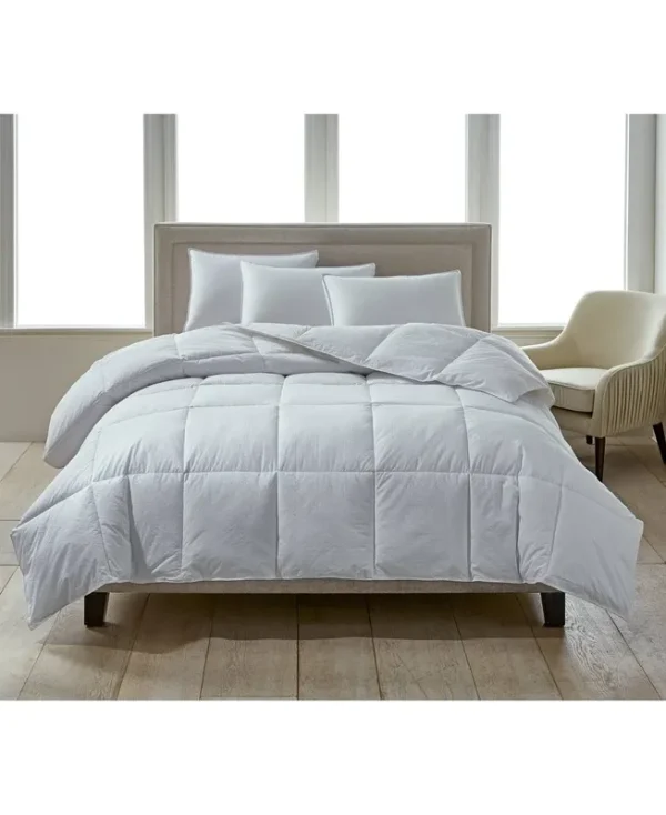 Hotel Collection PrimaLoft Hi Loft Down Alternative All Season Hypoallergenic Comforter, Full/Queen, White
