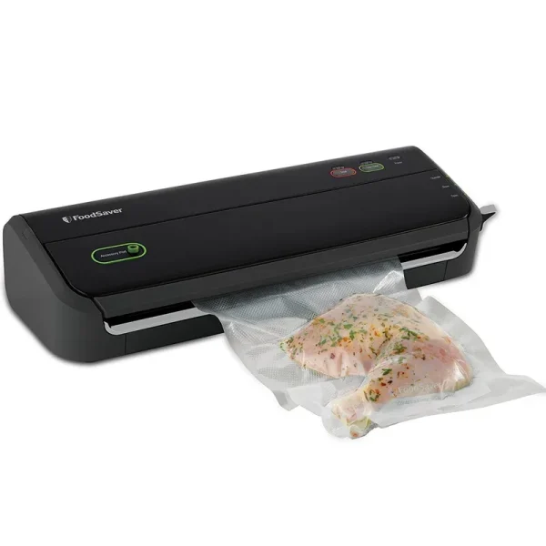 Foodsaver FM2000-000 Vacuum Sealing System with Starter Bag/Roll Set Black