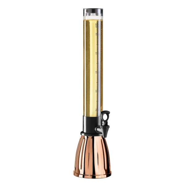 Oggi 3 Quart Beer Beverage Tower - Copper