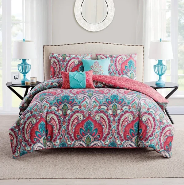 Casa Real Duvet Cover Set Full/Queen 5pc - VCNY Home
