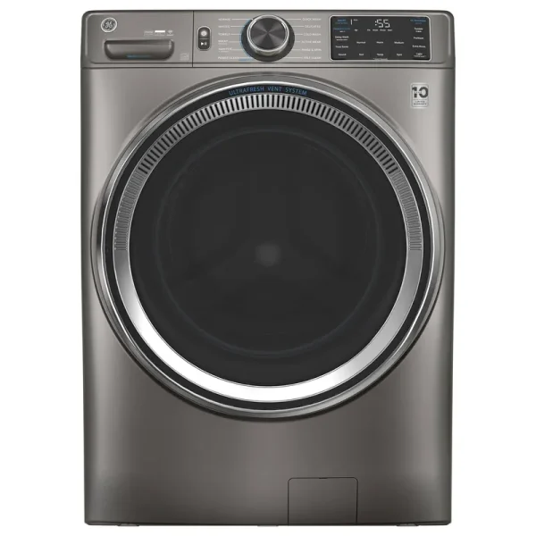 GE 4.8 Cu. ft. Satin Nickel Smart Front Load Washer
