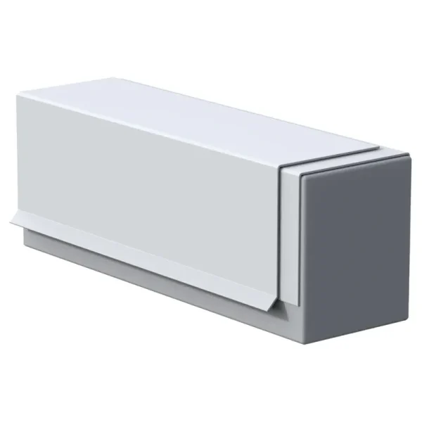 Flashco 2 in. x 2 in. x 10 ft. TPO Clad Metal Drip Edge – White (SKU 08MIFT220W)