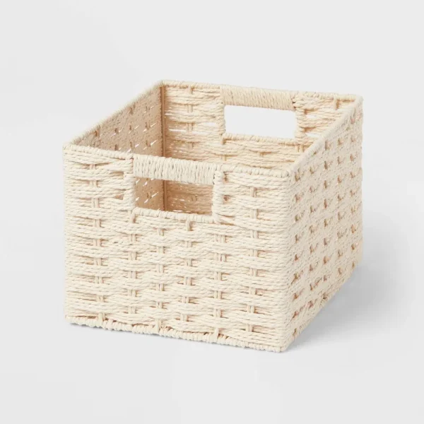 Brightroom Twisted Paper Rope Basket | Target