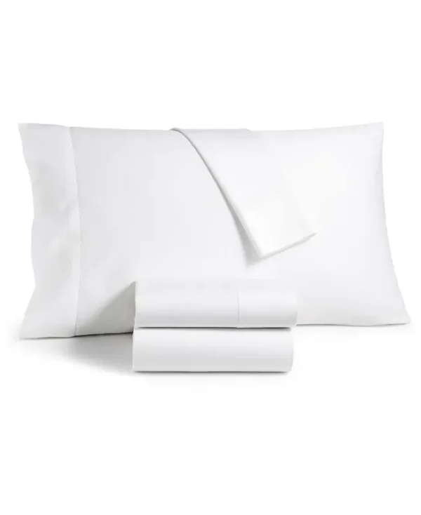Hotel Collection 680 Thread Count 100% Supima Cotton Sheet Set, Full, Created for Macy's - White