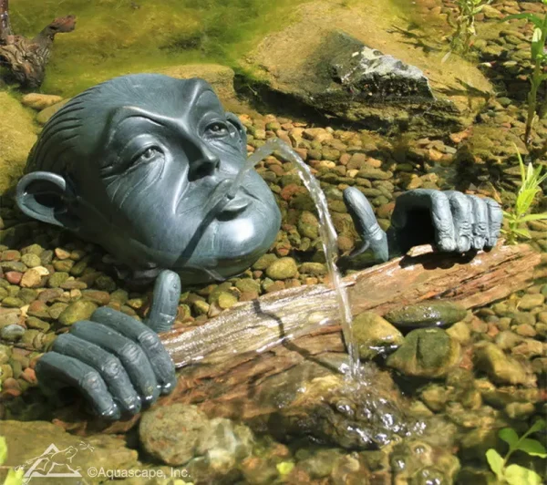 Aquascape Man in Barrel Spitter Fountain 78315