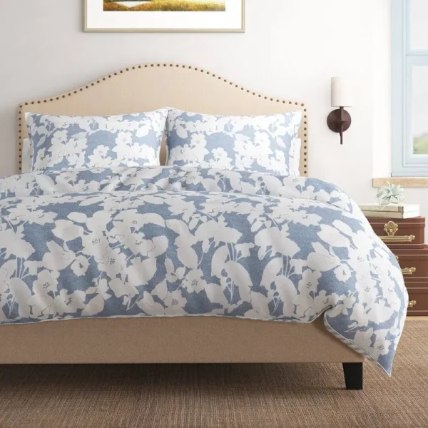Lauren Ralph Lauren Willa Floral Comforter Set - Chambray/cream - Full/Queen