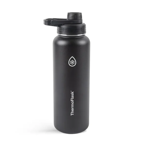 Thermoflask Stainless Steel Chug Water Bottle - Onyx - 40 oz