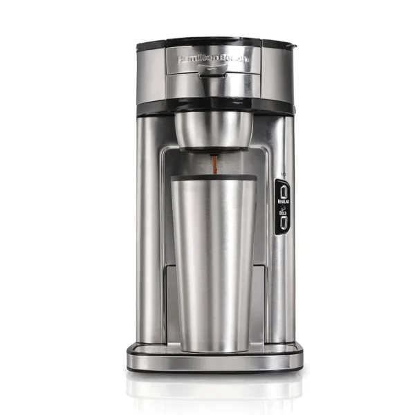 The Scoop 1. 75-Cup Stainless Steel Coffee Maker