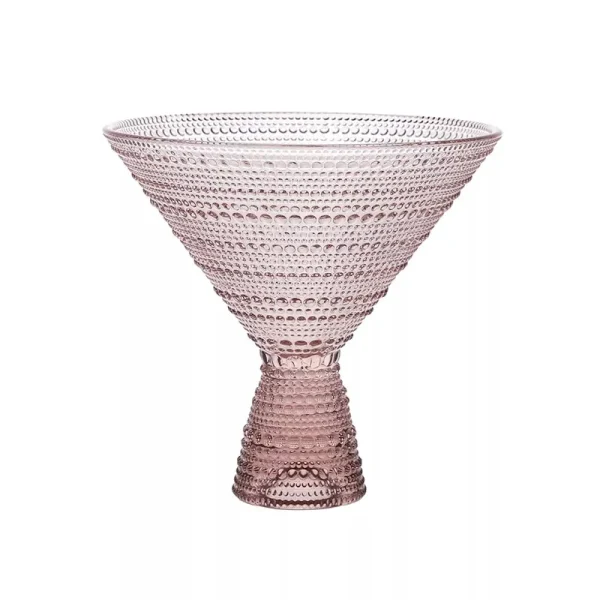 Fortessa Jupiter Martini Glass, Set of 4 - Pink