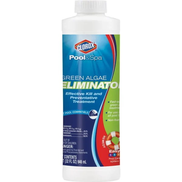 Clorox Pool & Spa Green Algae Eliminator - 1 qt
