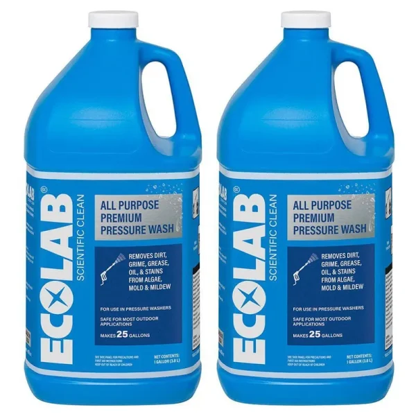1 gal. All Purpose Premium Pressure Wash Concentrate, Removes Stains on Patios, Cars, Wood and Utility Trailers (2-Pack)