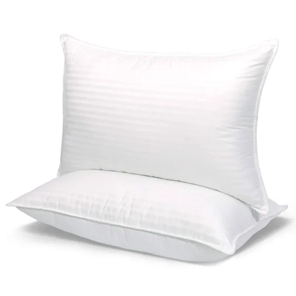 COZSINOOR Bed Pillows for Sleeping [Pack of 2] Cozy Dream Series Hotel Quality Pillows Premium Plush Fiber, Breathable Cooling Cover Skin-Friendly