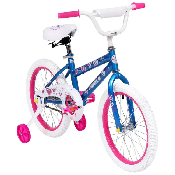 SUGIFT Kids Bike 18 in Bicycle for Girls Ages 6 - 12 Years Child, Blue