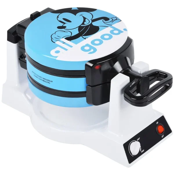 Disney Mickey and Minnie Mouse Double Flip Waffle Maker