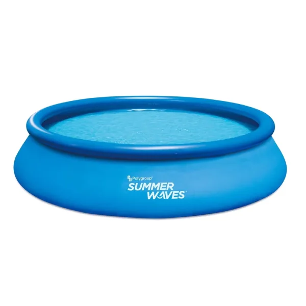 Summer Waves 15 ft x 36in Quick Set Inflatable Above Ground Swimming Pool&Pump