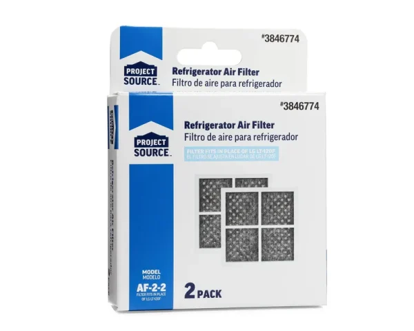 Project Source Refrigerator Replacement Air Filter Fits LG - White - 2 ct 108503
