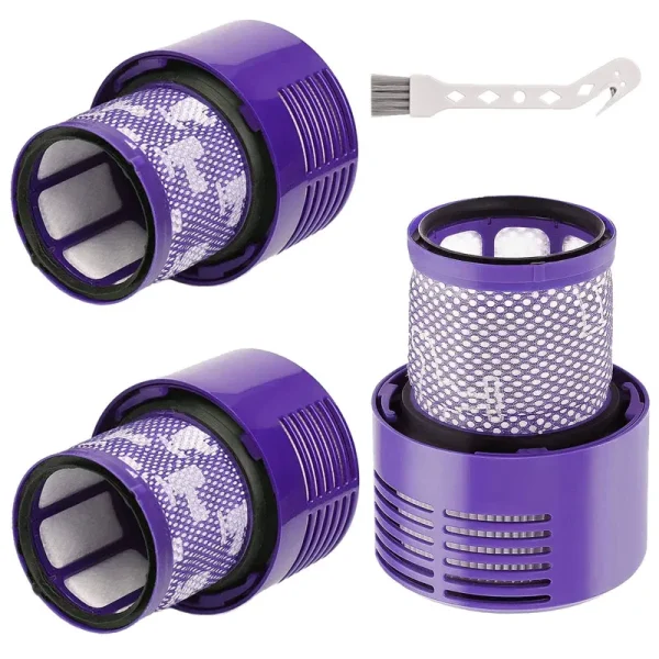 3 Pack V10 Filters Replacement Parts Compatible with Dyson V10 Cyclone Series, Cyclone V10 absolute, Cyclone V10 Animal, V10 Total Clean, SV12, Replac