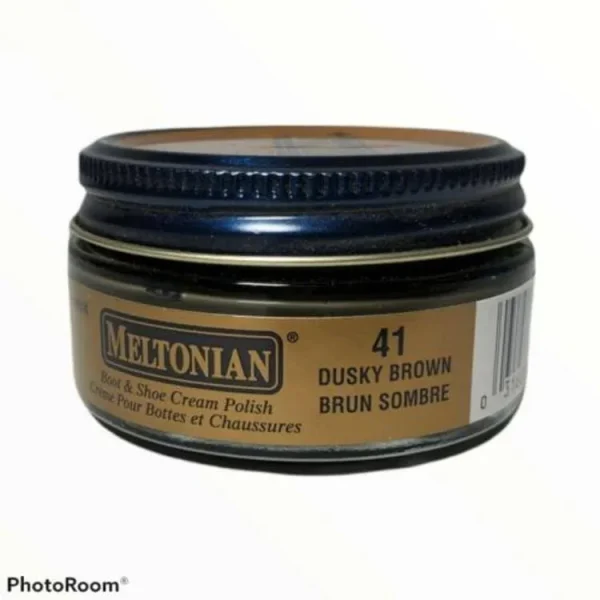 Meltonian Dusky Brown 41 Boot & Shoe Cream Polish Shine Protect Leather