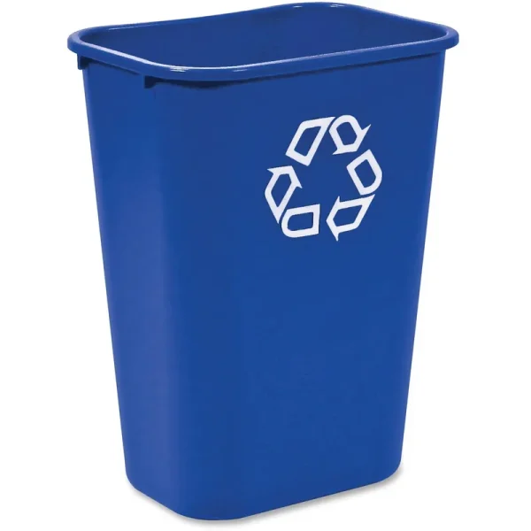 Rubbermaid Commercial Deskside Recycling Container - Blue