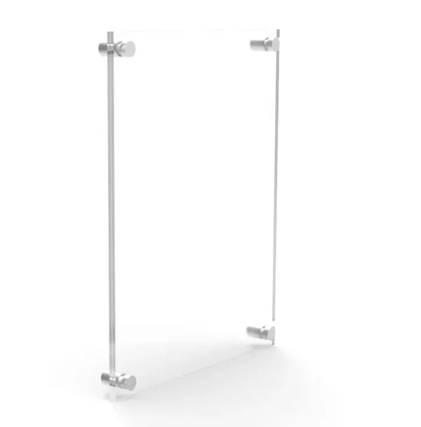 FixtureDisplays 2 Sheets Acrylic per Set Clear Sign Name Holder Plexiglass 11x17 17x11 Wallmount Poster Frame Standoff 119884-11*17