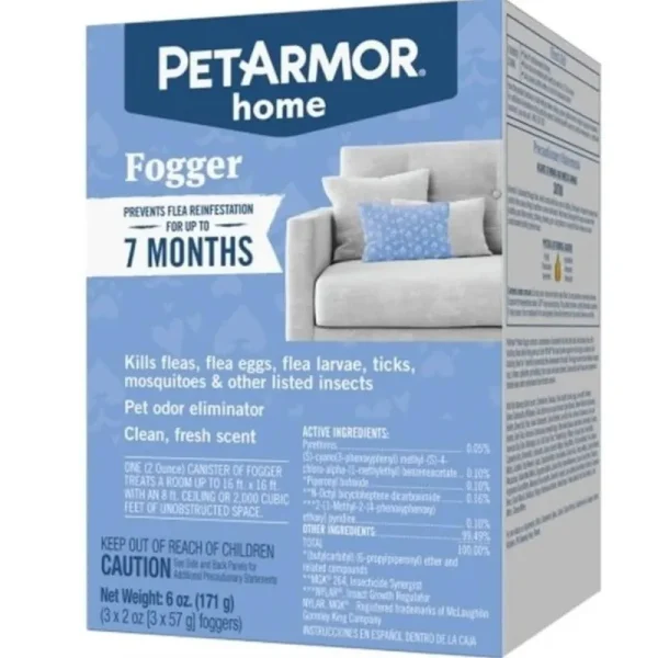 PetArmor Flea & Tick Home Fogger, 3-Count