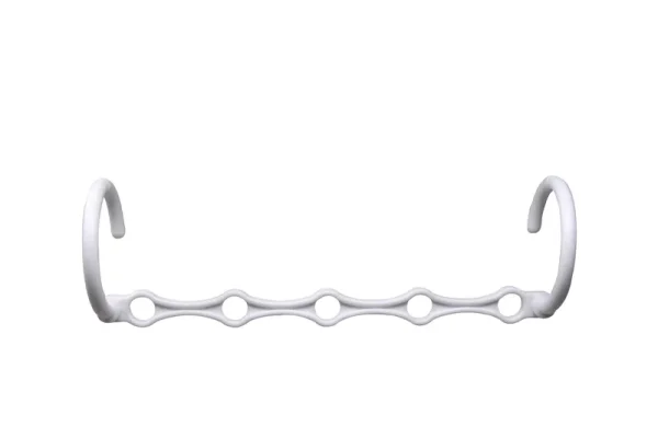 Mainstays Plastic Space Saving Cascading Clothing Hanger - White - 10 Pack