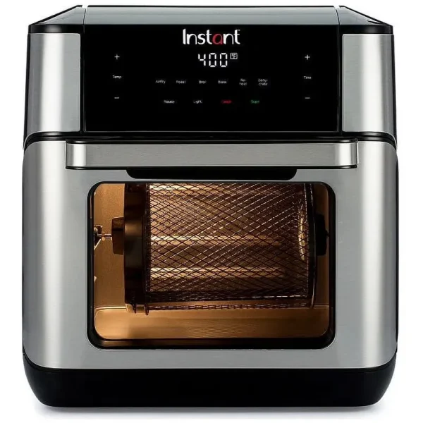Instant Pot Vortex Plus 10 - Quart Air Fryer Oven with 7 - in - 1 Cooking Functions and Accessories Included, Stainless Steel