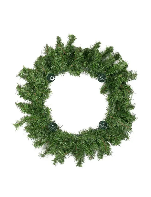 Darice 12" Advent Christmas Wreath Green