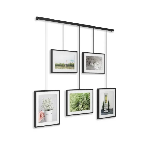 Umbra Exhibit Gallery 5-Picture Frame Set Black