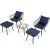 5PCS/Square/Grey/Blue