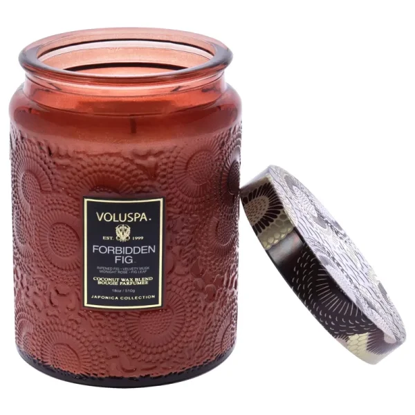 Voluspa Forbidden Fig Large Jar Candle - 18 oz