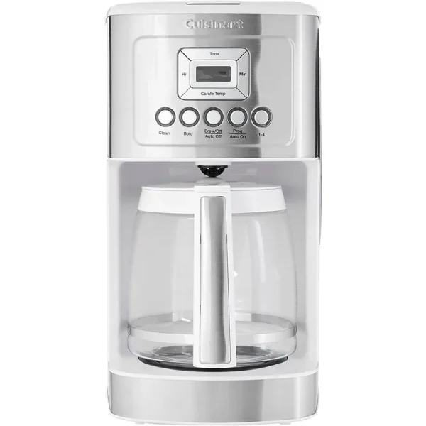 Cuisinart 14 Cup Programmable PerfecTemp Coffeemaker, White