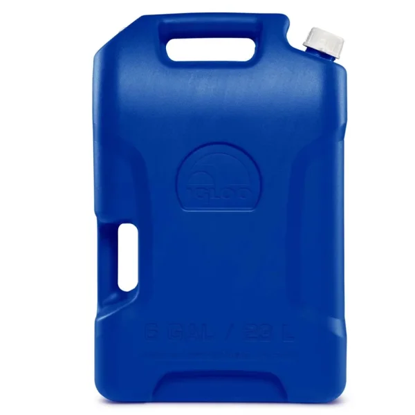 Igloo Water Container, 6 gal, Blue