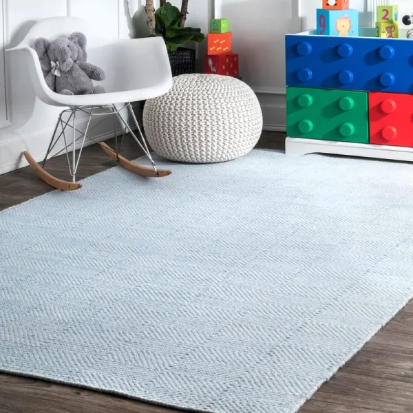 nuLOOM Ago Light Blue 5' x 8' Area Rug