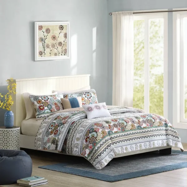 Gidley Reversible Coverlet Set Ebern Designs Size: Full / Queen