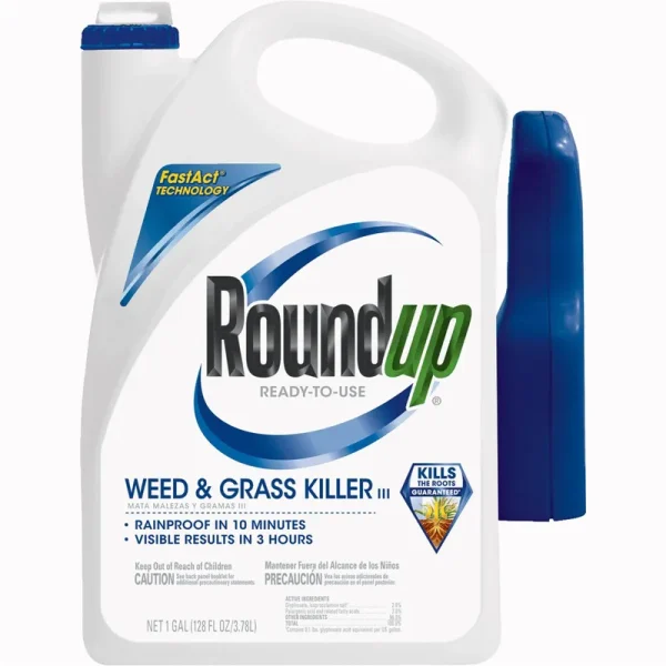 RoundUp Weed And Grass Killer - 1 gal jug