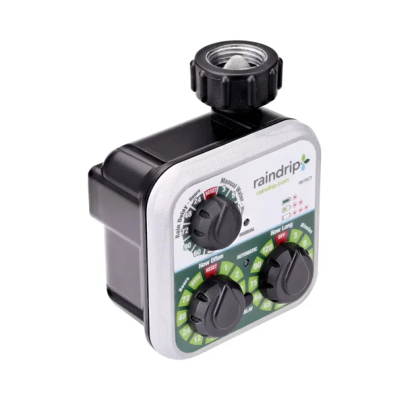 Raindrip R675CT Analog 3-Dial Water Timer, 1, Multi