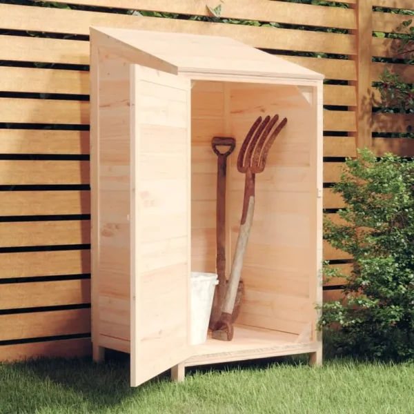 vidaXL Garden Shed 21.7inx20.5inx44.1in Solid Wood Fir