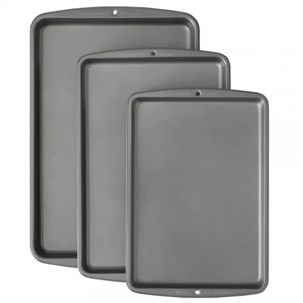 Wilton Bake It Better Non-Stick Baking Pan Set 3-Piece