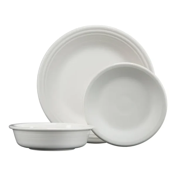 Fiesta 3-Piece Classic Place Setting - White