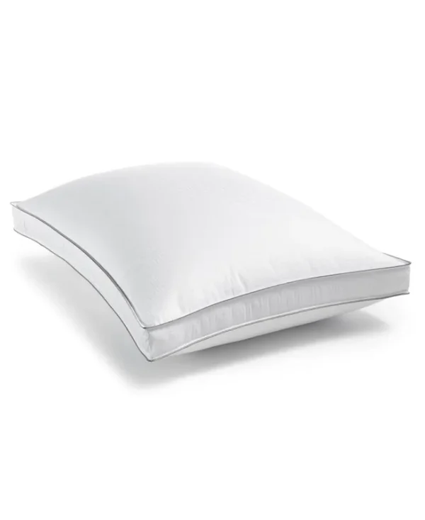 Hotel Collection Luxe Down-Alternative Medium-Density Gusset King Pillow White