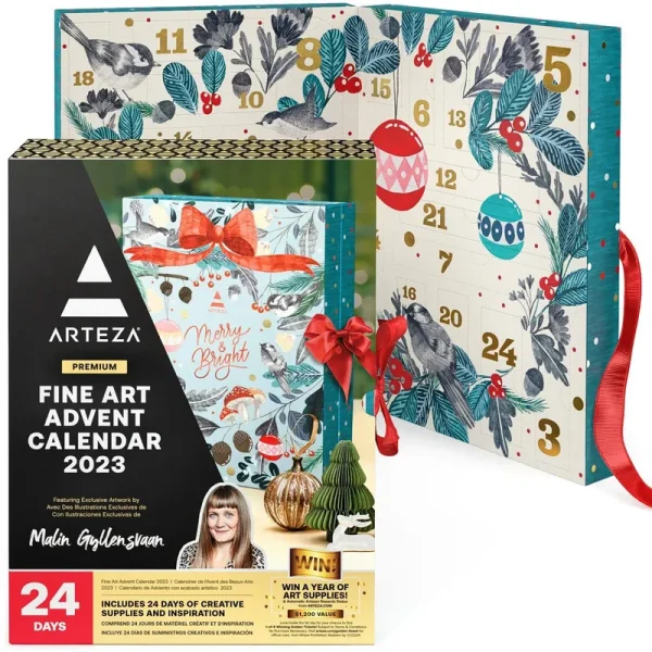 Arteza 24 Day Fine Arts Advent Calendar