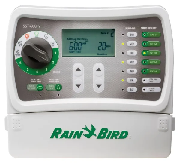 Rainbird National SLS Sst-600in 6-Station Watering Indoor Timer, Underground Sprinkler Systems