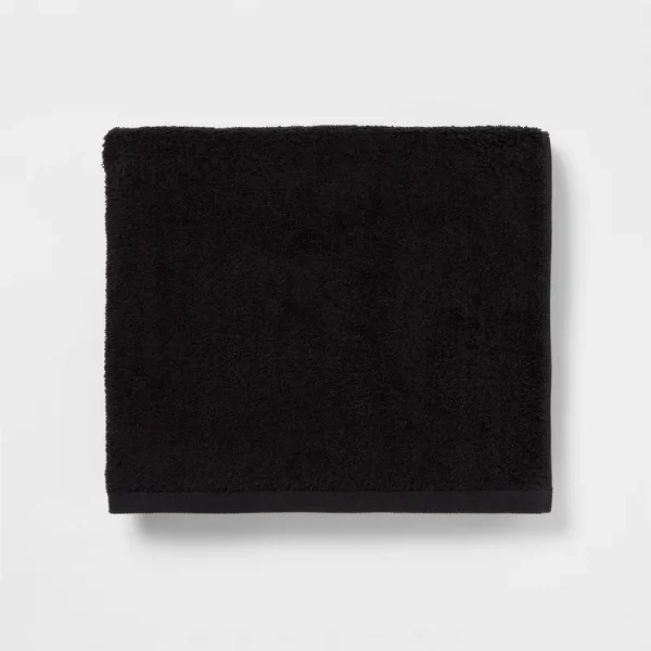 Everyday Bath Towel Black - Room Essentials