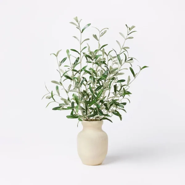 Artificial Olive Leaf Arrangement - Threshold Designed with Studio McGee