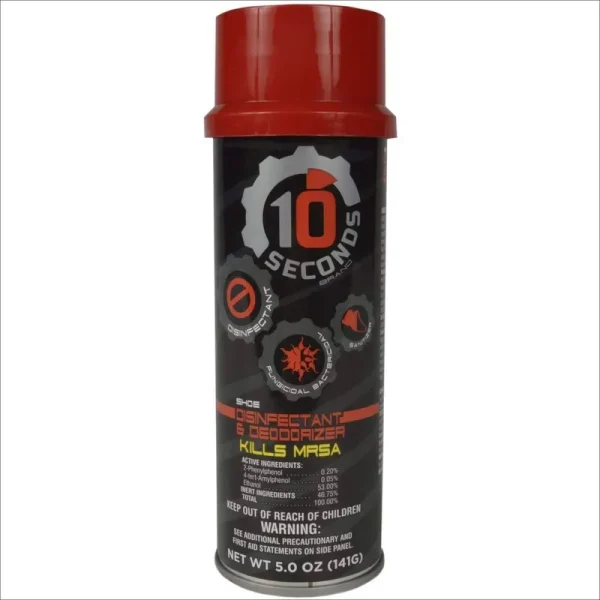 10 Seconds Shoe Disinfectant and Deodorizer, Size: 5 Ounce, White