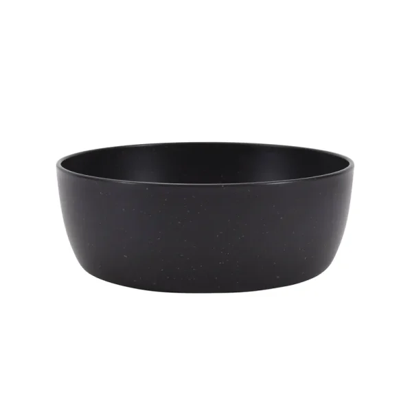 Mainstays Eco-Friendly Recycled Plastic Dinner Bowl - Black - 38 oz