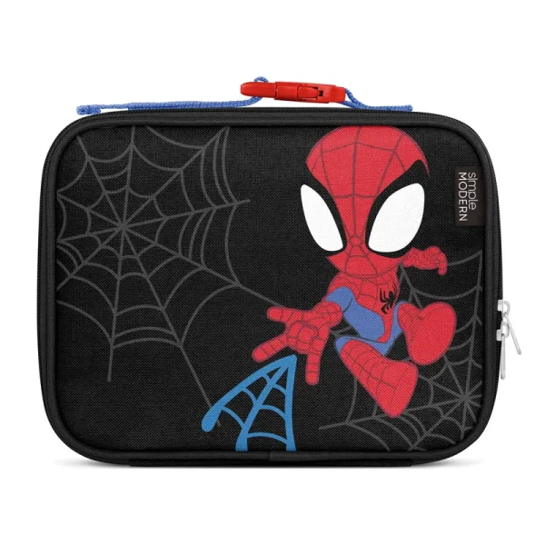 Simple Modern Marvel Spider-Man Kids Lunch Box for Toddler | Insulated Bag for Boys Meal Containers with Pockets | Hadley | Spidey Kid