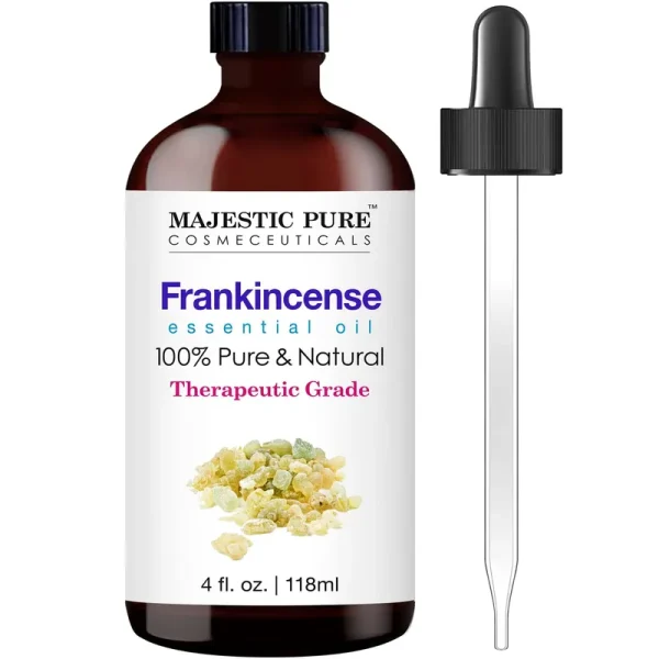 Majestic Pure Frankincense Essential Oil, Pure and Natural, Frankincense Oil, 4 fl. oz.