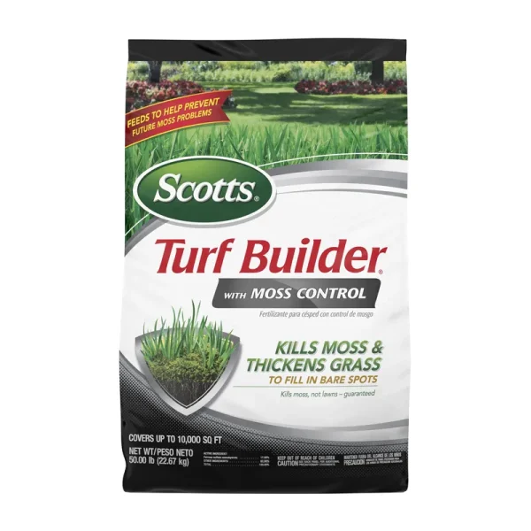 Scotts Turf Builder Lawn Food with Moss Control Fertilizer